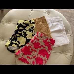Loft lot of 4 women’s size 4 chino shorts EUC